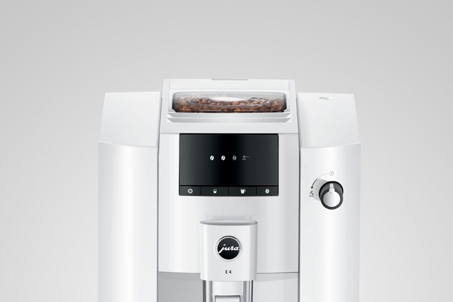 Jura E4 Piano White (EA) écran