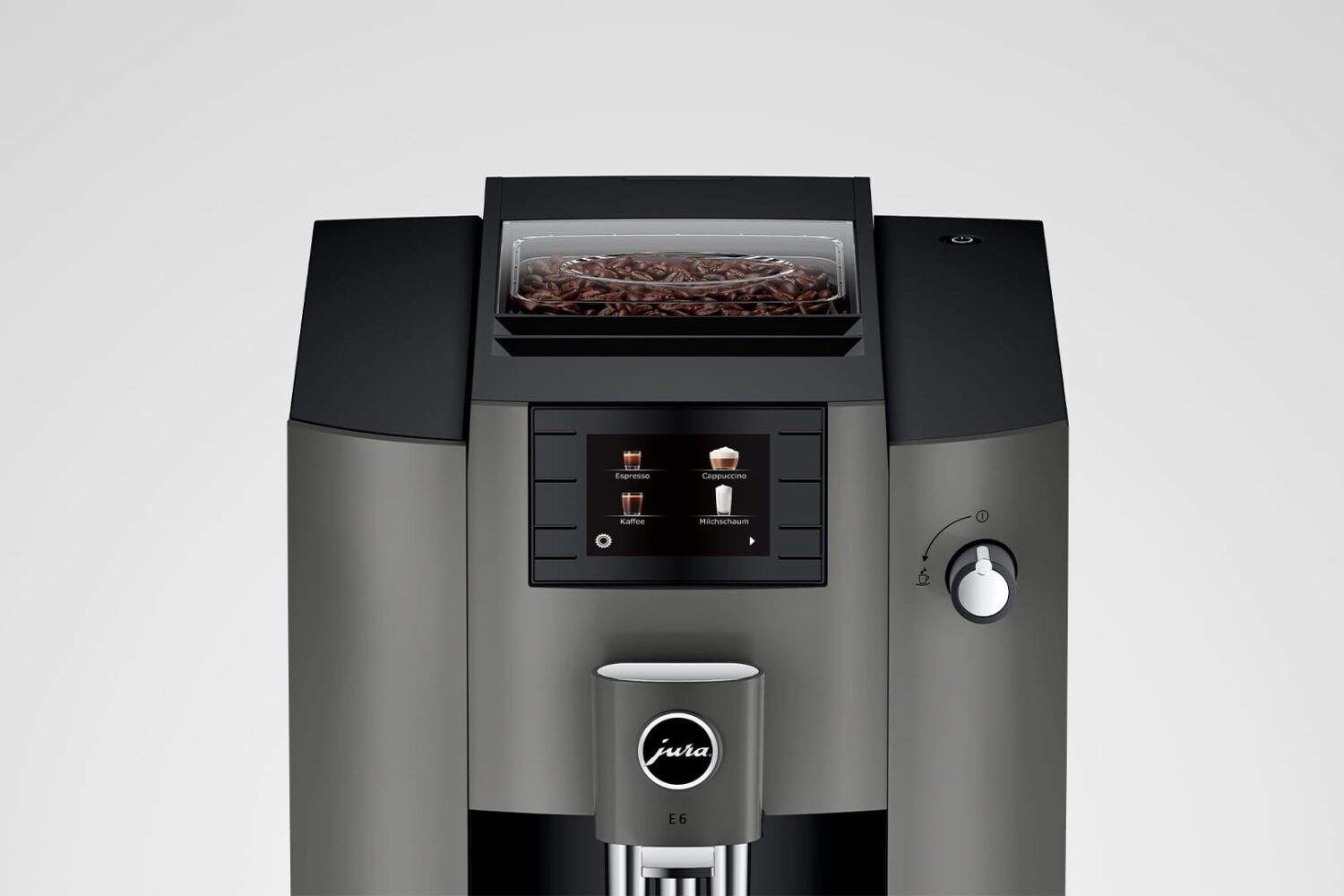 Jura E6 Dark Inox (EC) écran