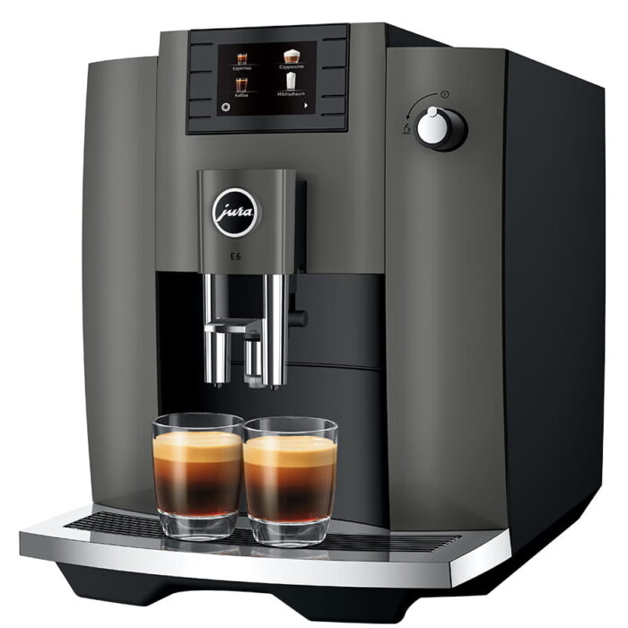 Jura E6 Dark Inox (EC) machine à grains automatique