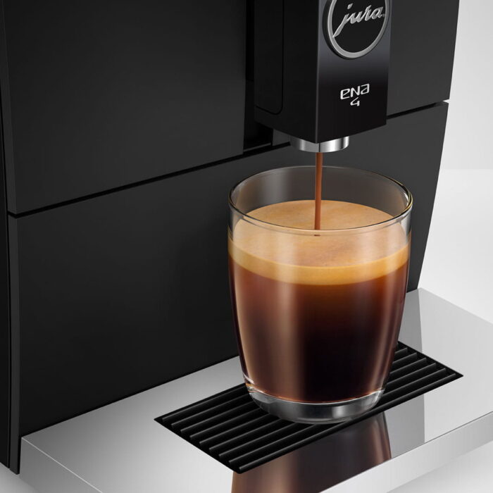 Jura Ena 4 Full Metropolitan Black (EB) résultat en tasse
