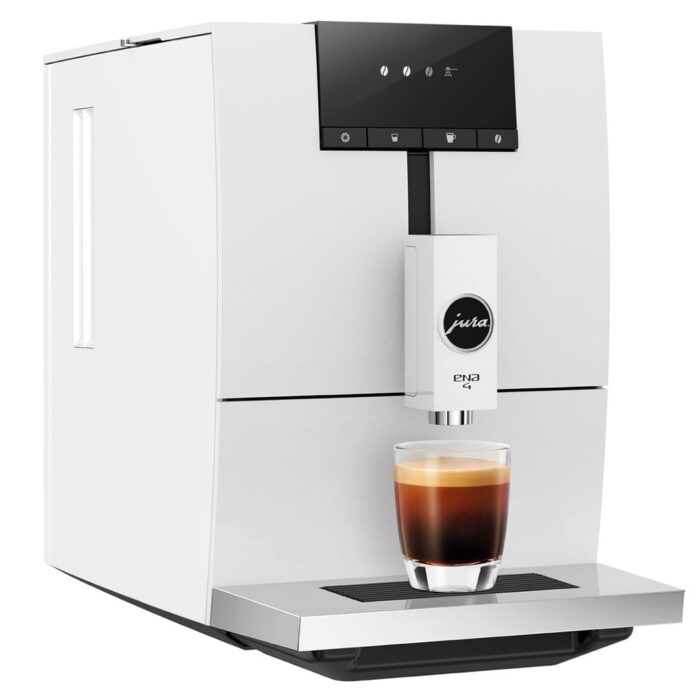 Jura ENA 4 Full Nordic White (EB) une tasse
