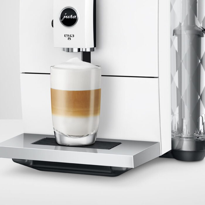 Jura ENA 8 Touch Full Nordic White (EC) latte