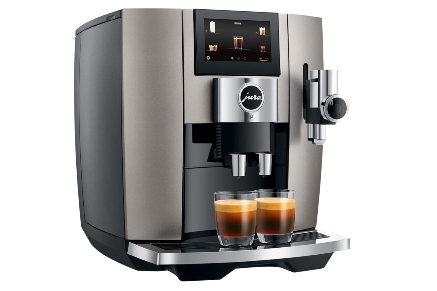Jura J8 Midnight Silver (EA) 2 tasses