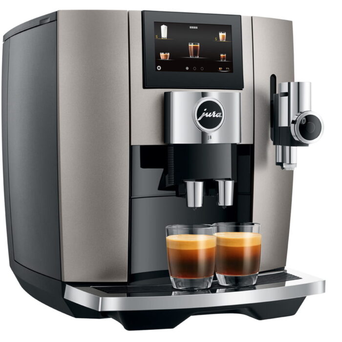 Jura J8 Midnight Silver (EA) 2 tasses