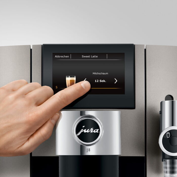 Jura J8 Midnight Silver (EA) écran