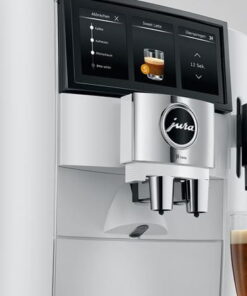 Jura J8 Diamond White screen coffee machine