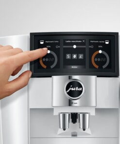 Jura J8 Diamond White coffee machine aroma control