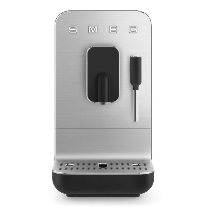 Machine à café SMEG automatique Bean to Cup Noir avec buse eau chaude / vapeur