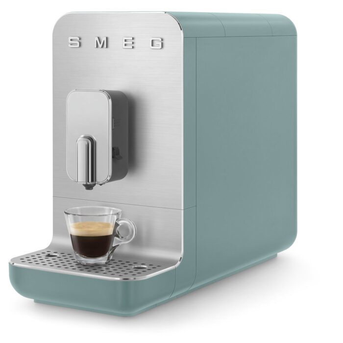 Machine à café SMEG entièrement automatique avec système de lait intégré Vert Émeraude