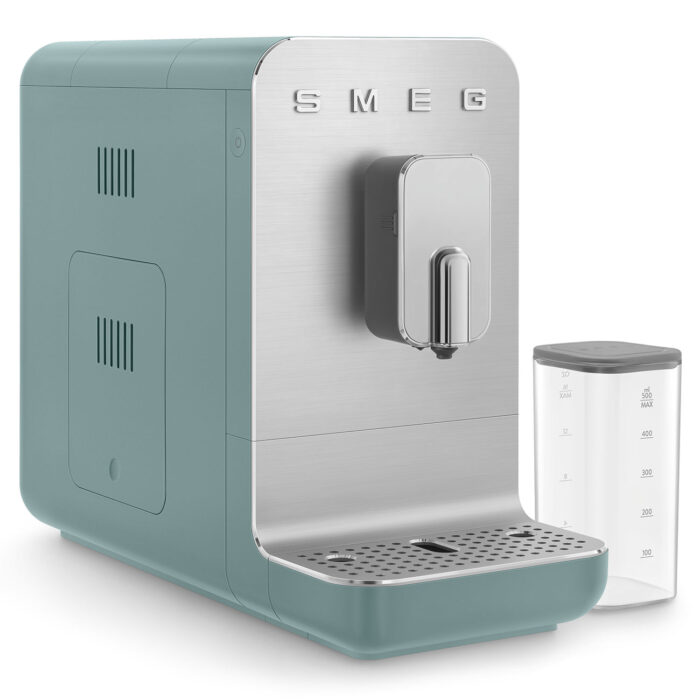 Machine à café SMEG entièrement automatique avec système de lait intégré Vert Émeraude