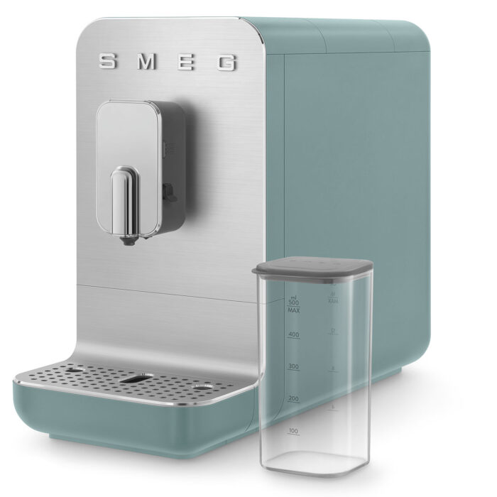 Machine à café SMEG entièrement automatique avec système de lait intégré Vert Émeraude