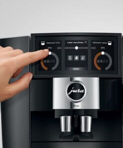 Machine à café Jura J8 Diamond Black réglage arôme