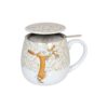 Je t'aime jusqu'à la lune tasse câline avec passoire et couvercle