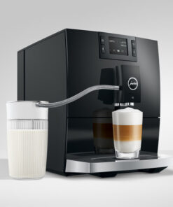 Jura C8 piano black milk tank