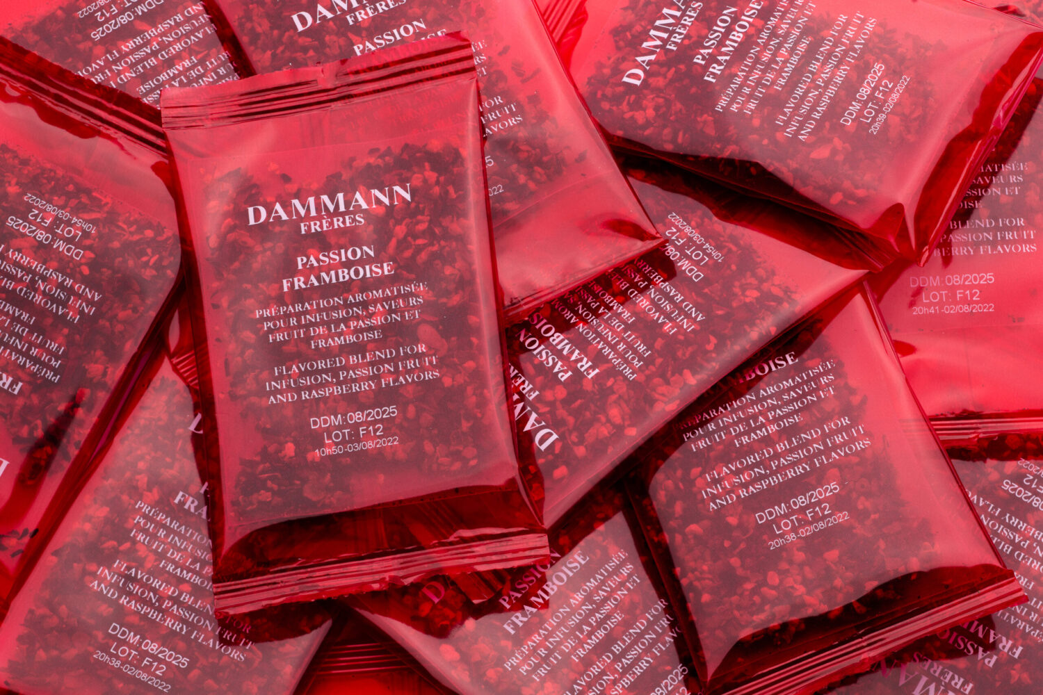 Sachets infusion glacée passion framboise