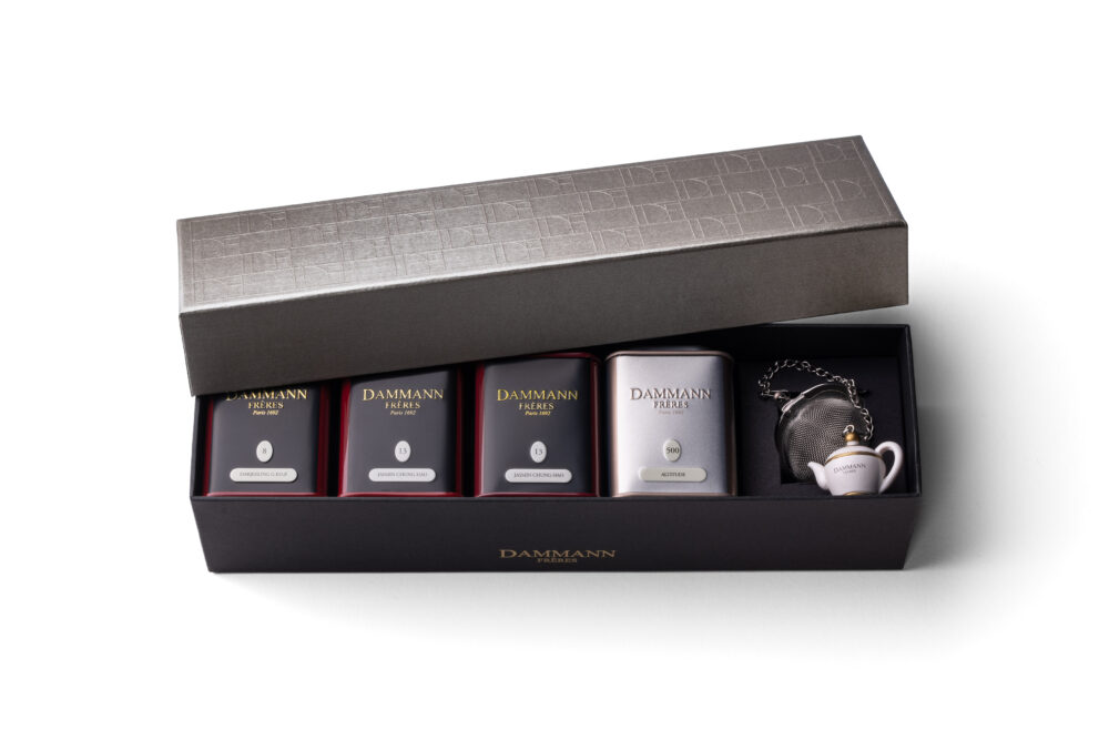 Coffret Dammann jardin de thé avec infuseur