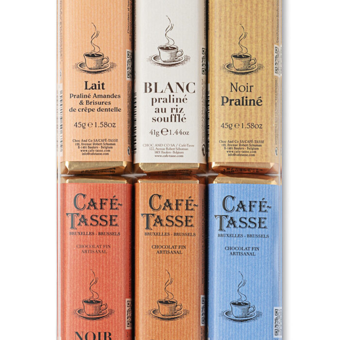 Assortiment de 6 Barres de chocolat