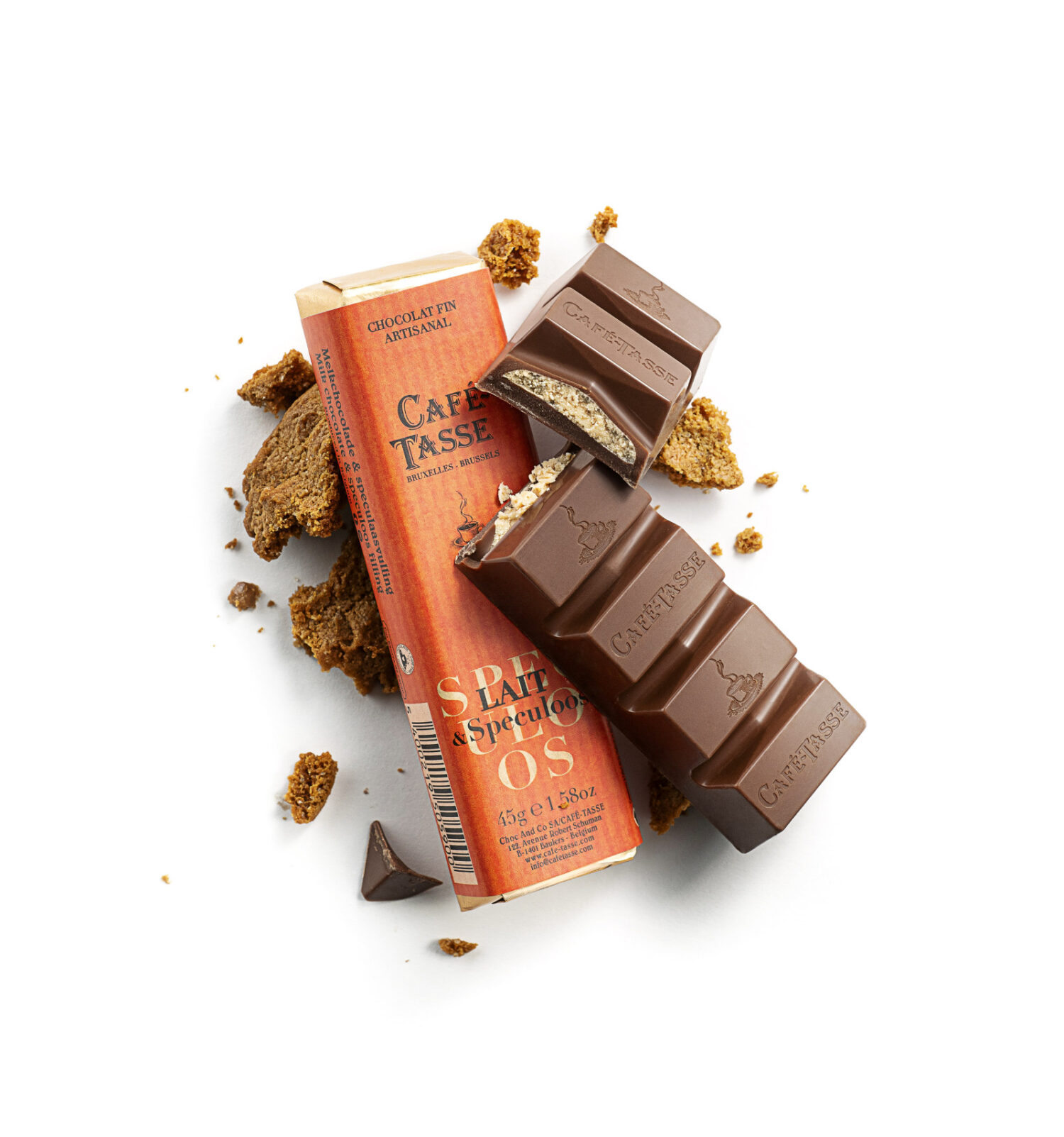 Barre de chocolat au Lait & Spéculoos – Image 2