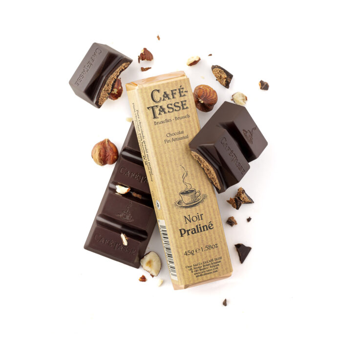 Chocolat Noir Praliné Café Tasse