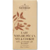 Tablette de chocolat au lait avec noix de pécan, sel et cookie