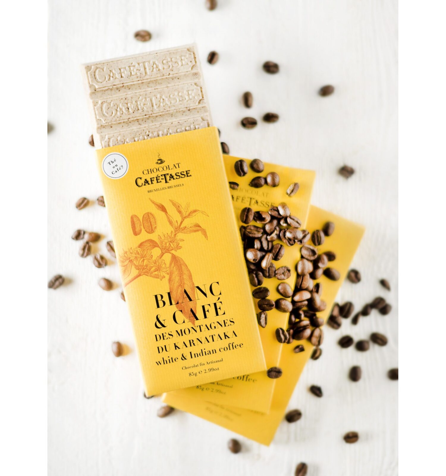 Tablette de chocolat blanc