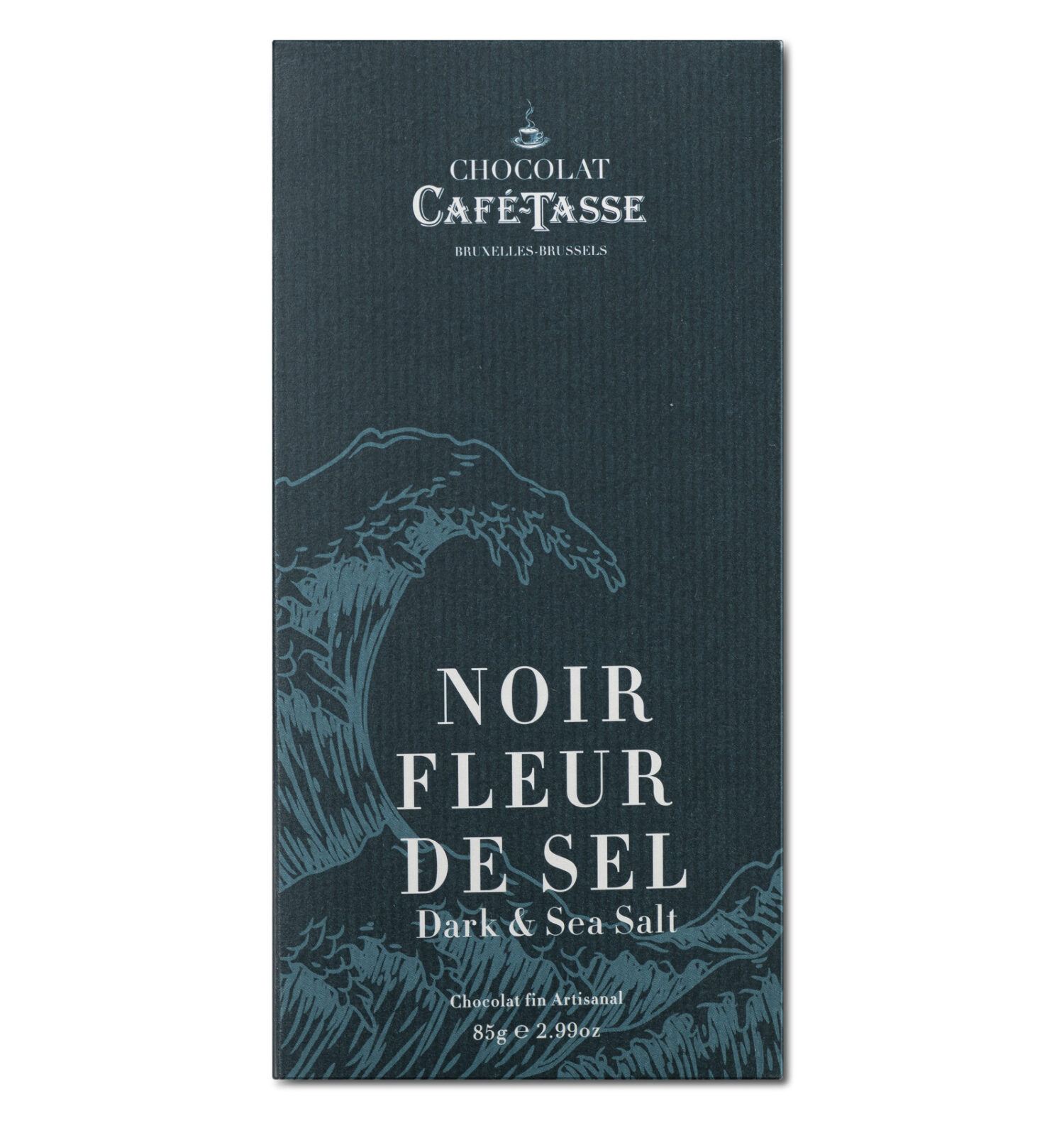 Tablette de chocolat noir fleur de sel
