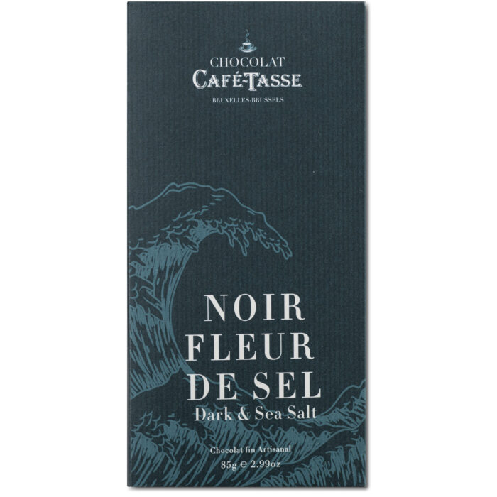 Tablette de chocolat noir fleur de sel