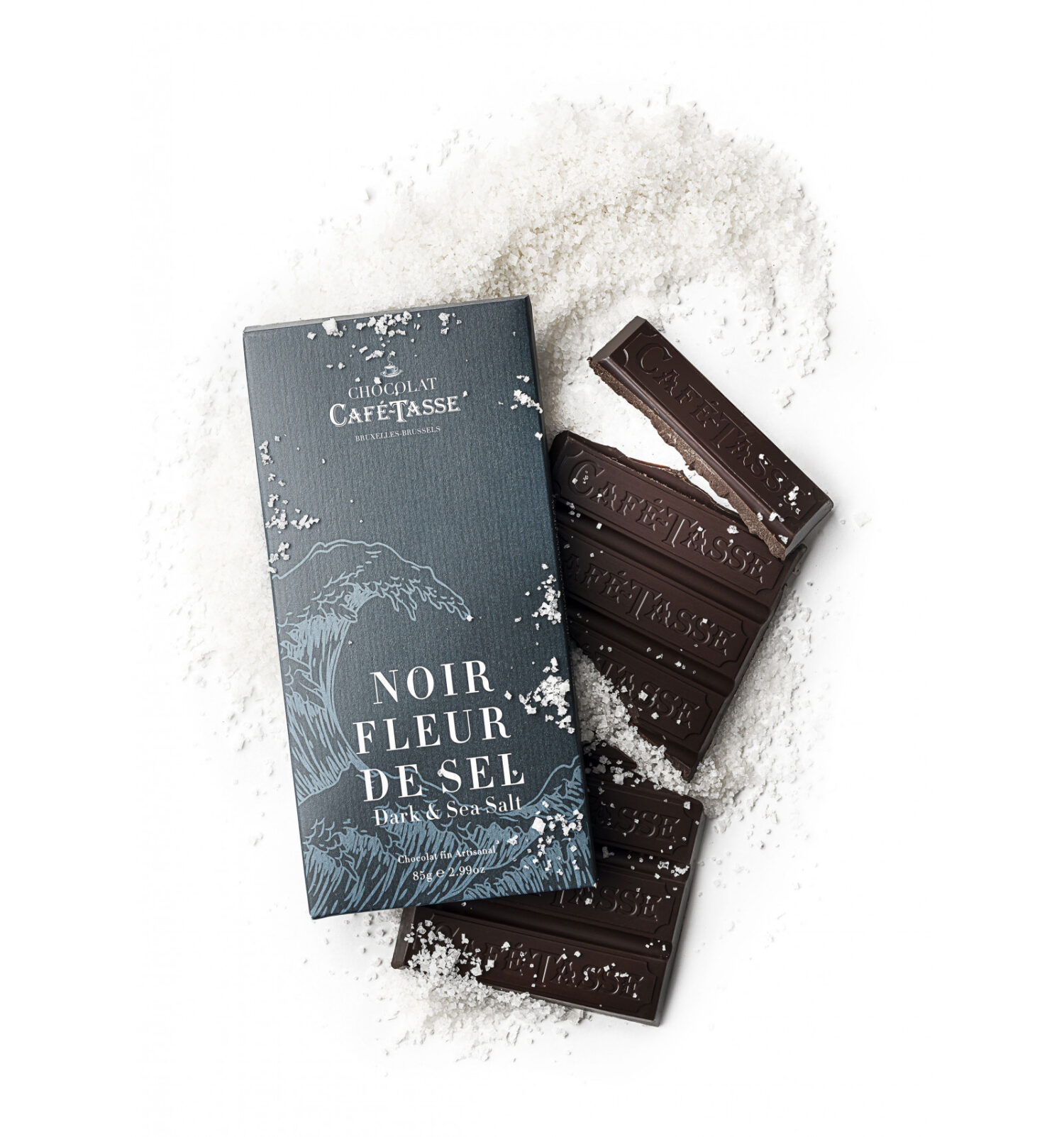 Chocolat Café Tasse et fleur de sel