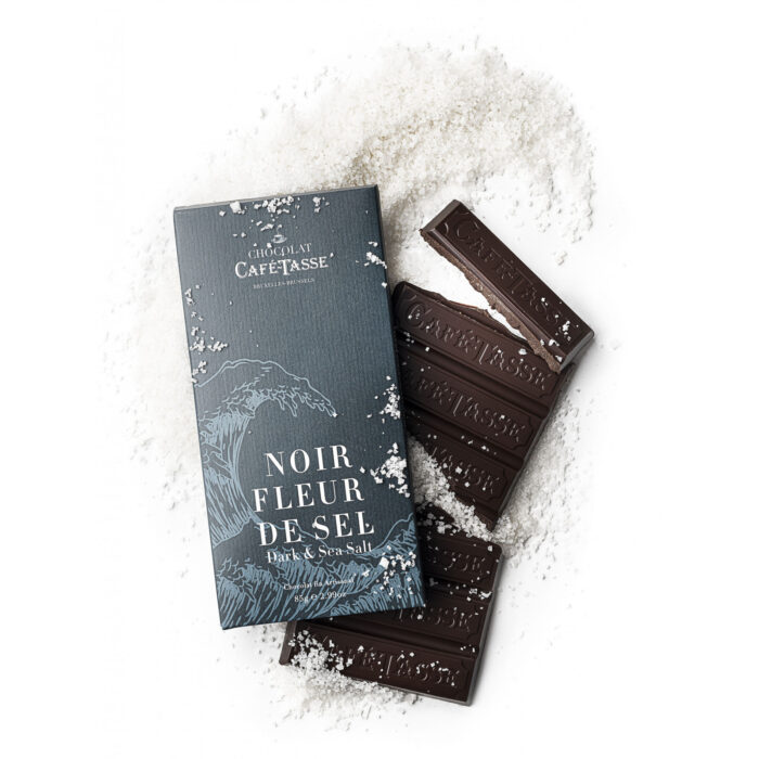 Chocolate Coffee Cup and fleur de sel