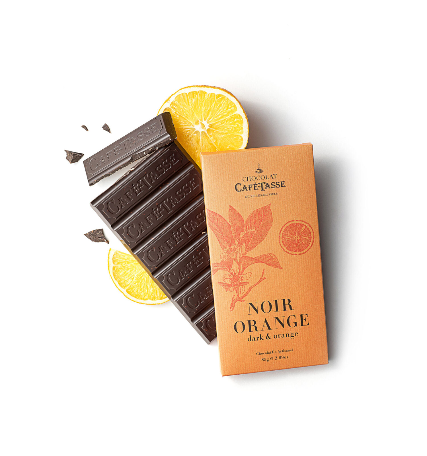Chocolat Café Tasse Noir Orange
