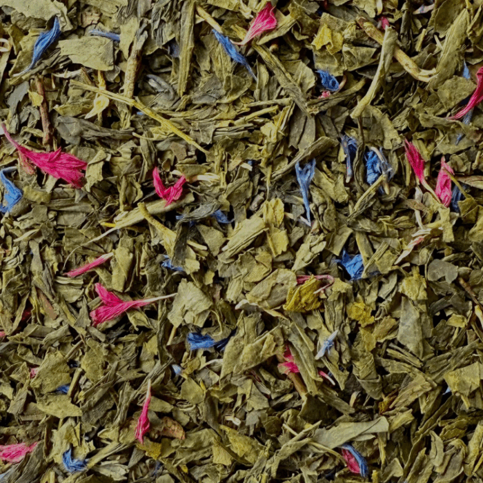 Thé verts parfumés