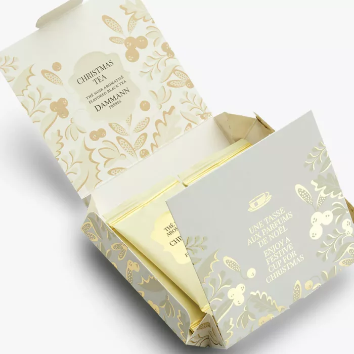 Assortiment de thés et infusions de Noël pour cadeau festif