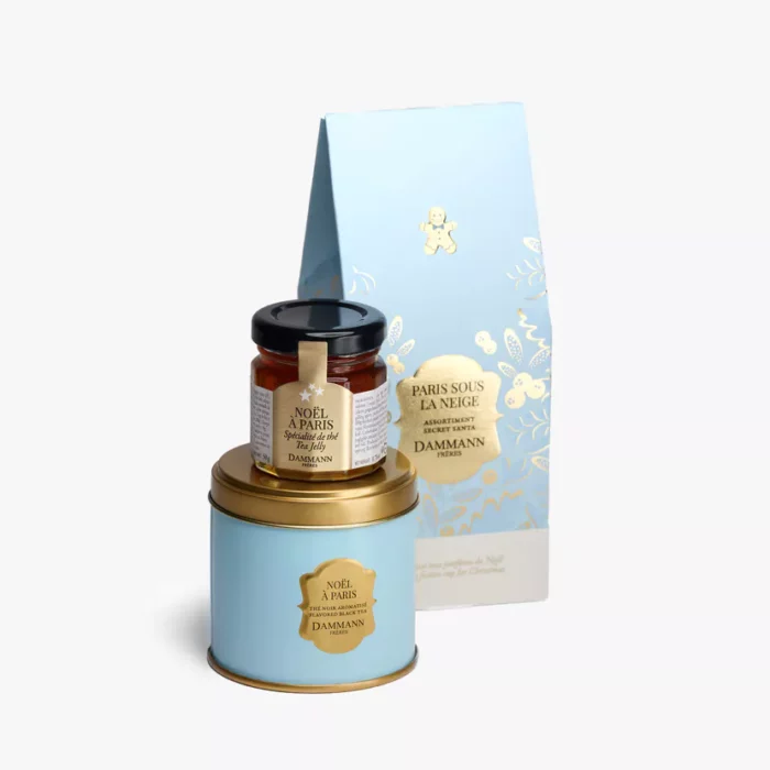 Coffret Paris sous la neige – thé Noël à Paris